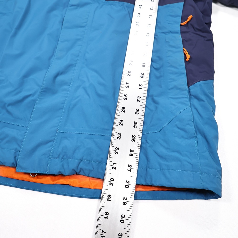 THE NORTH FACE Mens L Blue Orange HyVent Triclimate 3-in-1 Outdoor Winter Jacket - Picture 11 of 11